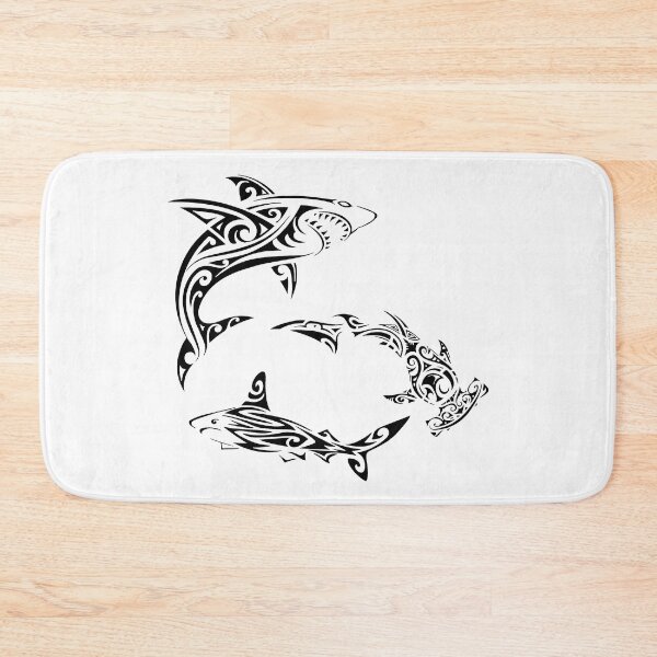 Item preview, Black Polynesian sharks designed and sold by Lagueny.