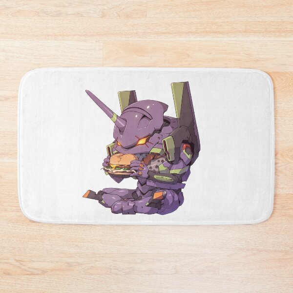 Item preview, Evangelion Unit 01 Chibi Burger Break designed and sold by earlobejerk.