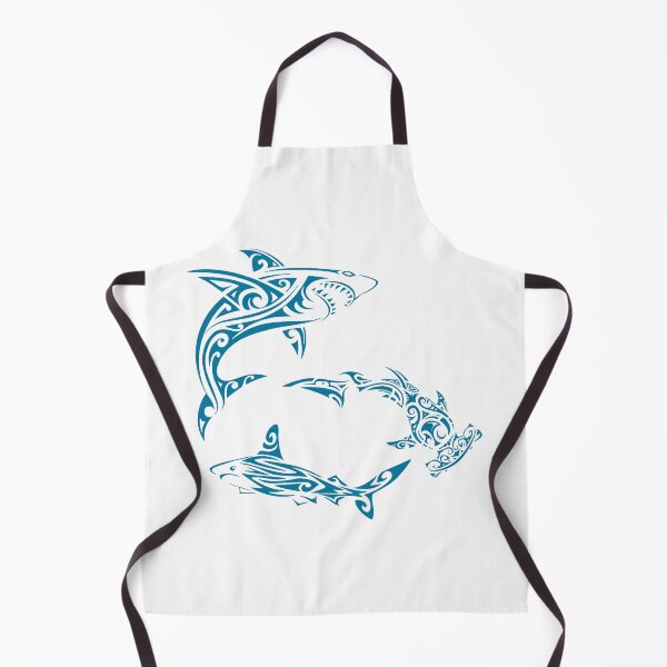 Item preview, Blue Polynesian sharks designed and sold by Lagueny.