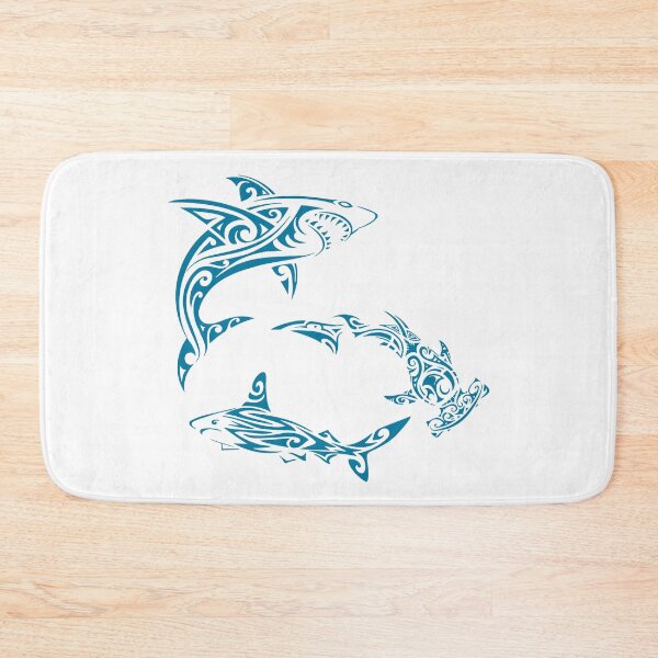 Item preview, Blue Polynesian sharks designed and sold by Lagueny.