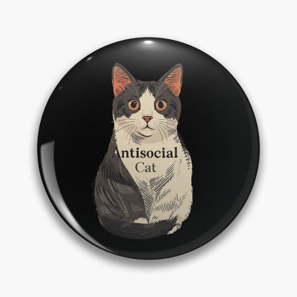 Item preview, Antisocial Cat designed and sold by MichelleAlline.