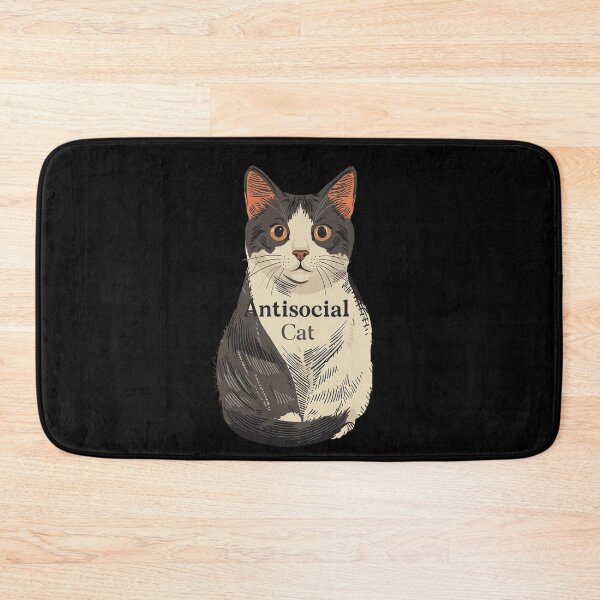 Item preview, Antisocial Cat designed and sold by MichelleAlline.