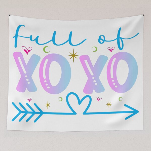 Item preview, Full of XOXO designed and sold by LOVEARTDESIGN.