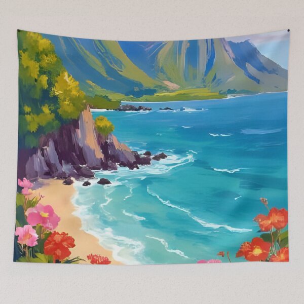 Item preview, Na Pali Coast  designed and sold by artbynalamagnolia.