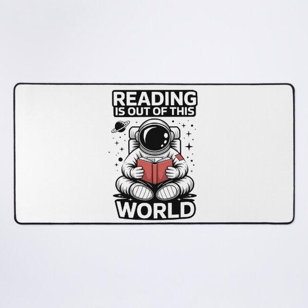 Item preview, Reading Is Out Of This World – Astronaut Space Book Lover Design designed and sold by SEBANOX.