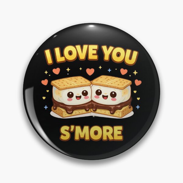 Item preview, I Love You S’more Cute Food Pun designed and sold by Papier Atelier Art.