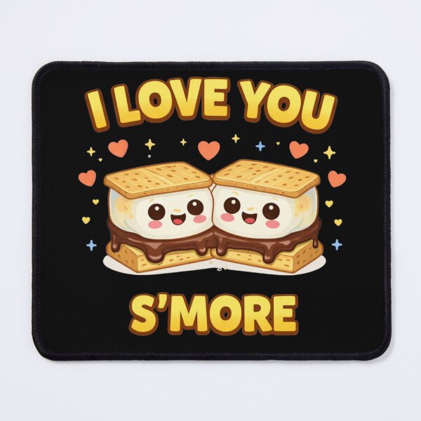 Item preview, I Love You S’more Cute Food Pun designed and sold by Papier Atelier Art.