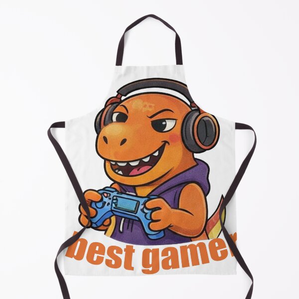 Item preview, Best Gamer Cute Dinosaur Gaming Cartoon designed and sold by Vibe-Vortex.