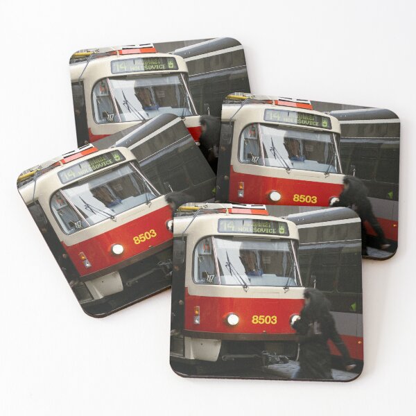 Item preview, Vintage Charm in Motion: Classic Tram on Prague’s Streets designed and sold by Vision By Luca Spoo.