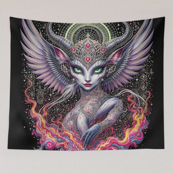 Item preview, The Queen of Distant Galaxies: The Emerald Eye of Infinity designed and sold by KunstGeist.