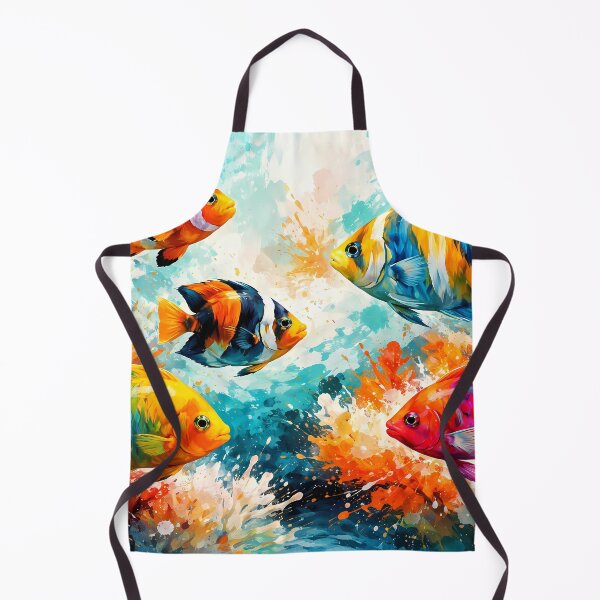 Item preview, Vibrant Underwater Fish Scene designed and sold by cuprum.