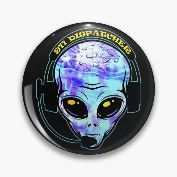 Item preview, 911 Dispatcher Alien Headset Design designed and sold by artistwill.