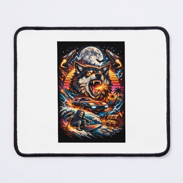 Item preview, Wolf and Miami vibe designed and sold by jakubsielski.