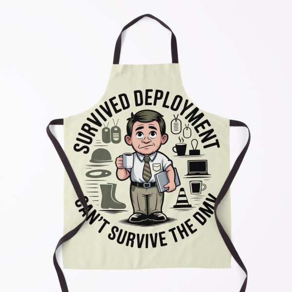 Item preview, Shut Up Carl Veteran Humor - Survived Deployment Can't Survive DMV designed and sold by GeoWhimsy Studio.