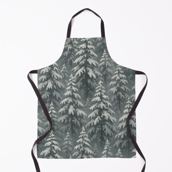 Item preview, Snow Covered Evergreen Trees Winter Pattern designed and sold by PandaTShirtShop.