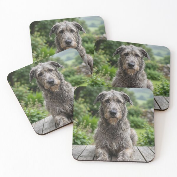 Item preview, Irish Wolfhound Portrait – Majestic Celtic Dog Photography designed and sold by Rough Sketches – Ireland Inspired Art.