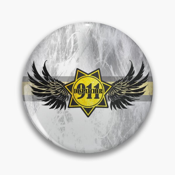 Item preview, 911 Dispatcher Wings Badge designed and sold by artistwill.