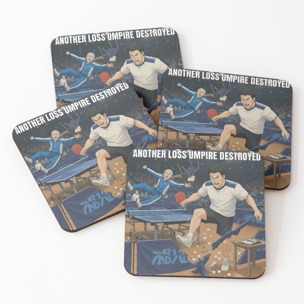 Item preview, Funny Table Tennis T-Shirt - Another Loss Umpire Destroyed Anime Ping Pong Gift designed and sold by OhMyPingCo.