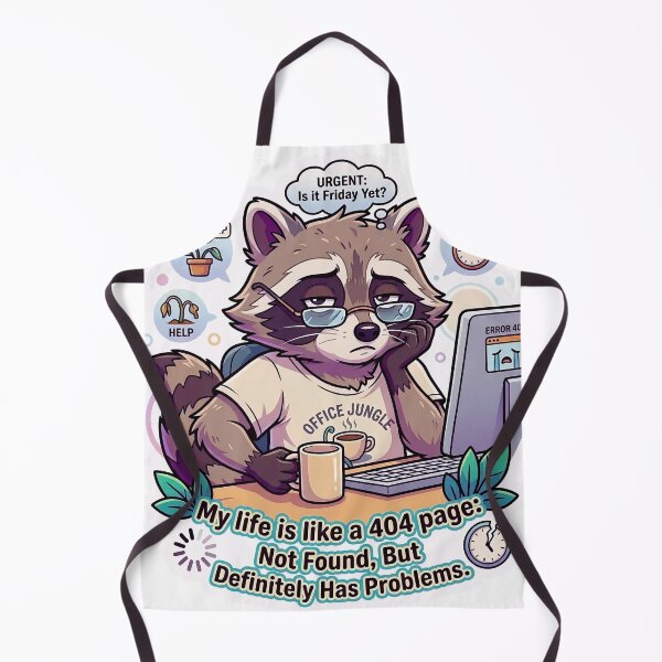 Item preview, My Life is a 404 Page Funny Sticker & Apparel designed and sold by Oddly Blessed.