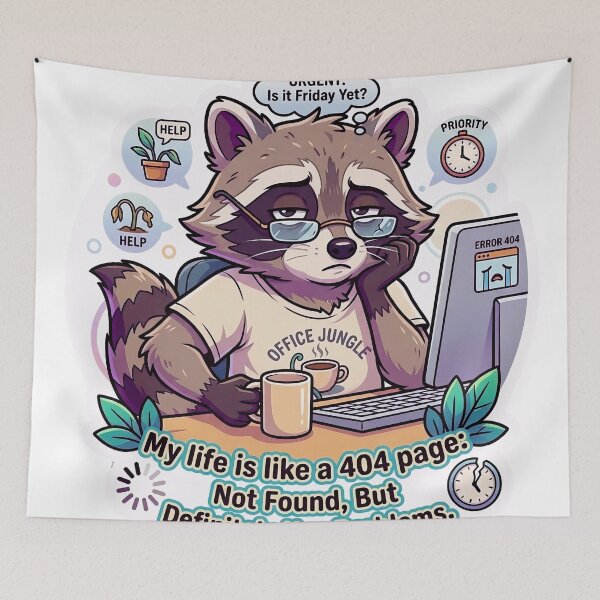 Item preview, My Life is a 404 Page Funny Sticker & Apparel designed and sold by AzmyStore.as .