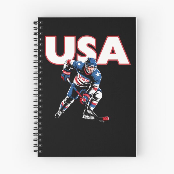 Item preview, American Hockey Player American Flag Ice Hockey Player designed and sold by baronphan.