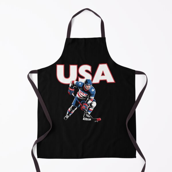 Item preview, American Hockey Player American Flag Ice Hockey Player designed and sold by baronphan.