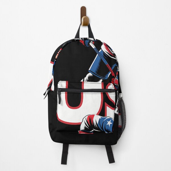 Item preview, American Hockey Player American Flag Ice Hockey Player designed and sold by baronphan.