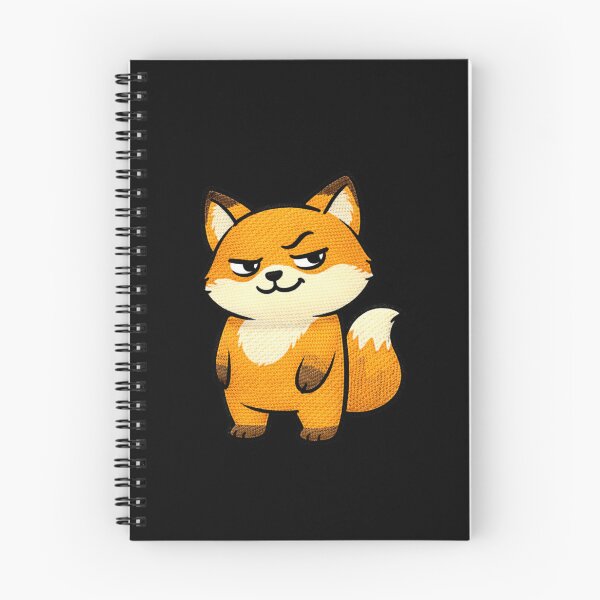 Item preview, Mischievous Fox Meme – Cute Kawaii Sly Fox Embroidered Patch Style designed and sold by ColorSplash123.