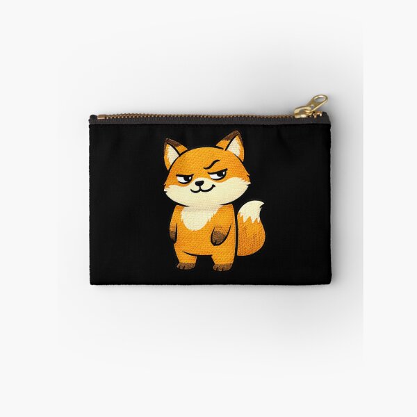 Item preview, Mischievous Fox Meme – Cute Kawaii Sly Fox Embroidered Patch Style designed and sold by ColorSplash123.