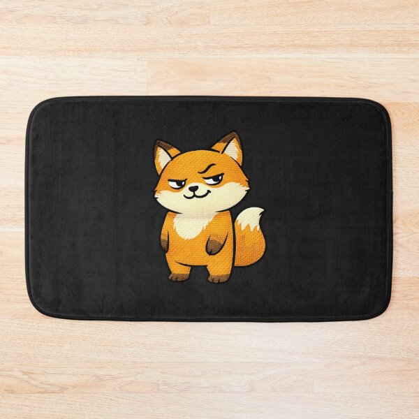 Item preview, Mischievous Fox Meme – Cute Kawaii Sly Fox Embroidered Patch Style designed and sold by ColorSplash123.