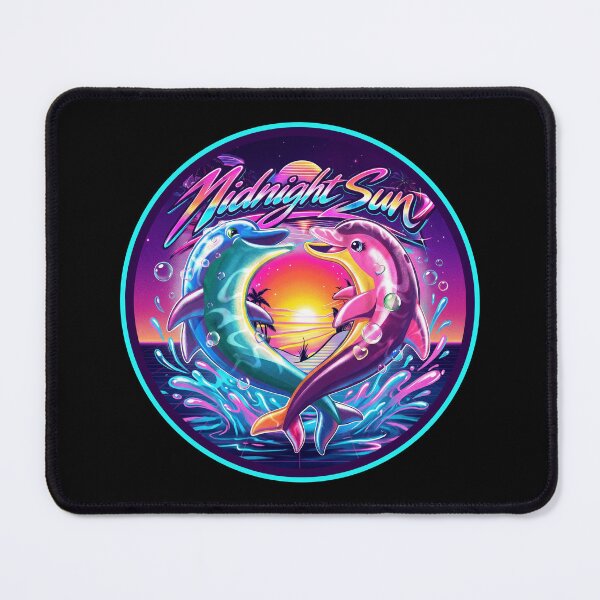 Item preview, Dolphins. Neon 90s retro designed and sold by Strauss-Design.