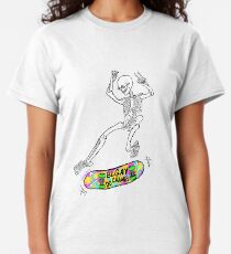 Be Gay Do Crimes 80s Skeleton Classic T-Shirt