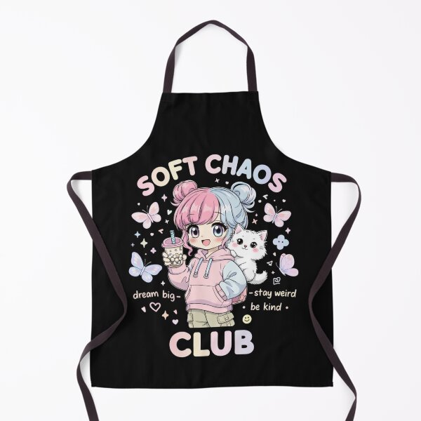 Item preview, Soft Chaos Club Kawaii Anime Girl Cat Bubble Tea T-Shirts designed and sold by KDesignCrafts.
