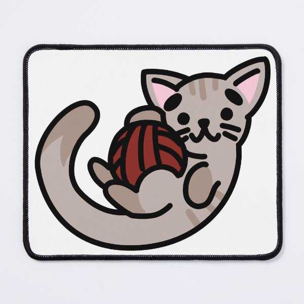 Item preview, Yarn Cat_Brown designed and sold by CalmSketch Art.