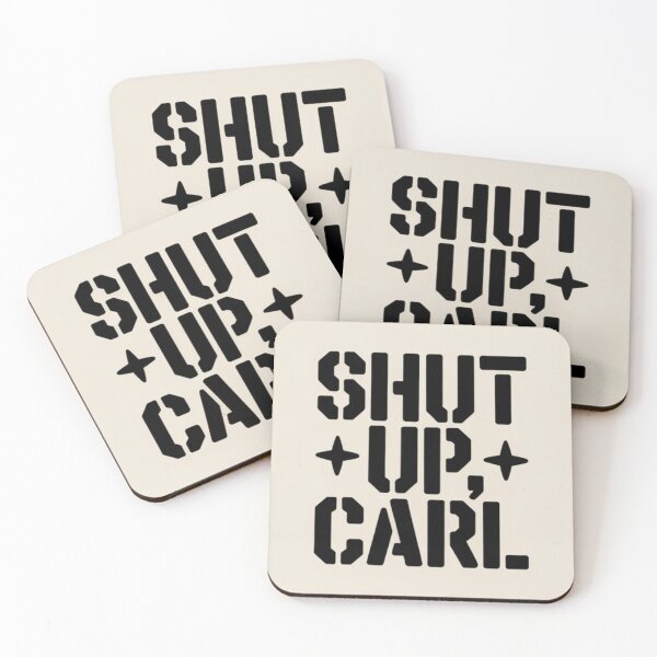 Item preview, Shut Up Carl Military Humor Quotes - Veteran Satire Grid Design designed and sold by GeoWhimsy Studio.