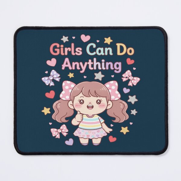 Item preview, Cute Girl Power Women’s Day Inspiration designed and sold by PrintBreeze.