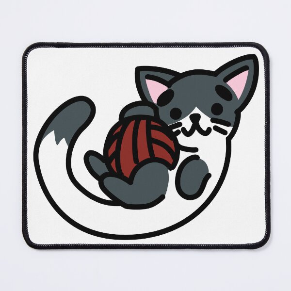 Item preview, Yarn Cat_Black and white designed and sold by CalmSketch Art.