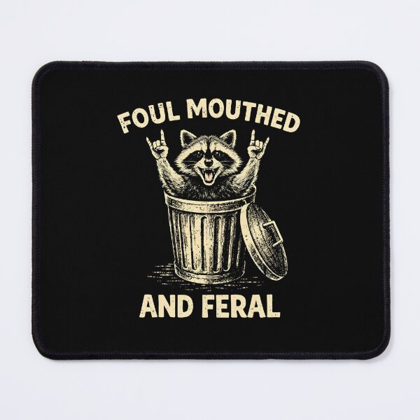 Item preview, Foul Mouthed and Feral Raccoon designed and sold by JODYSMORGAN.