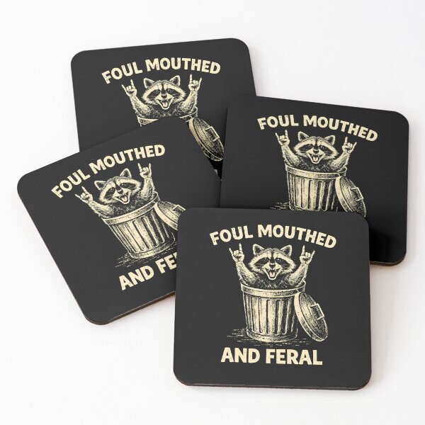 Item preview, Foul Mouthed and Feral Raccoon designed and sold by JODYSMORGAN.
