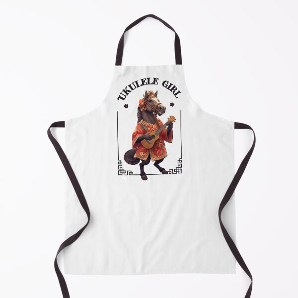 Item preview, Ukulele girl horse designed and sold by UkeverseGifts.