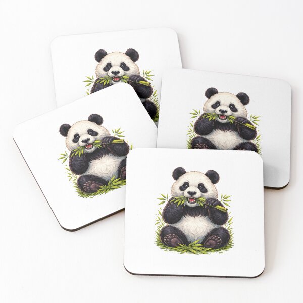 Item preview, Panda eats Bamboo designed and sold by jakubsielski.