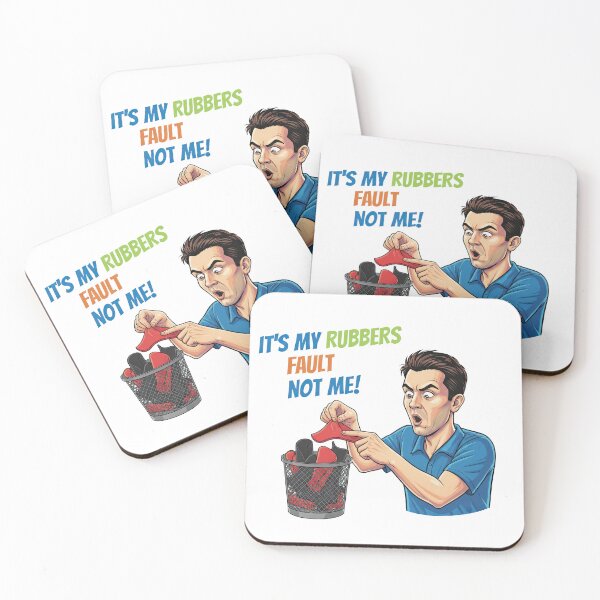 Item preview, Funny Table Tennis T-Shirt - It’s My Rubbers Fault Ping Pong Trash Gift designed and sold by OhMyPingCo.