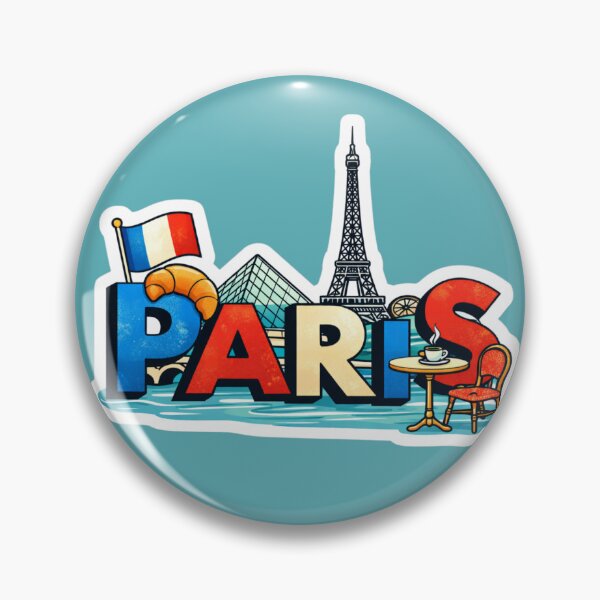 Item preview, Paris France Sticker | Cute Paris Travel Landmark Sticker designed and sold by AM-little-shop.