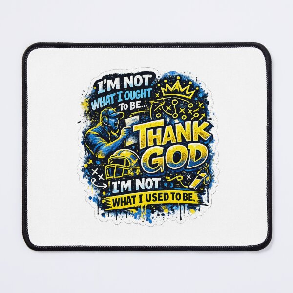 Item preview, Graffiti Faith Football Coach Motivation designed and sold by BoldApparel.