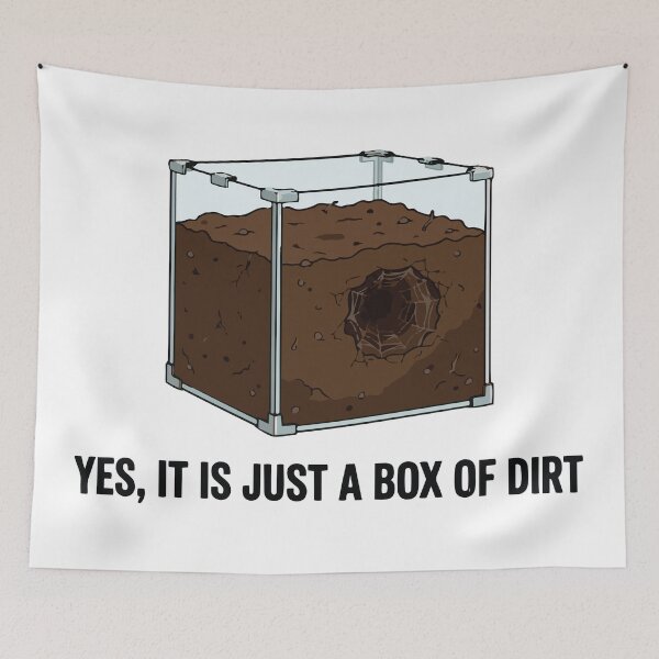 Item preview, Yes It Is Just A Box Of Dirt Funny Tarantula designed and sold by Petzzz.