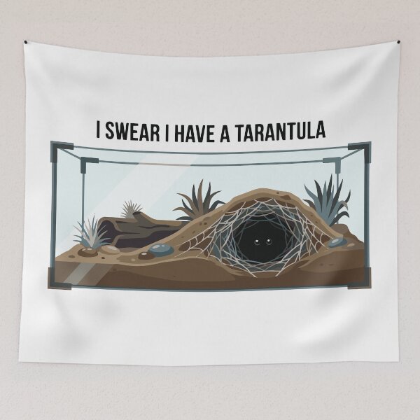 Item preview, I Swear I Have A Tarantula Invisible Pet Meme designed and sold by Petzzz.