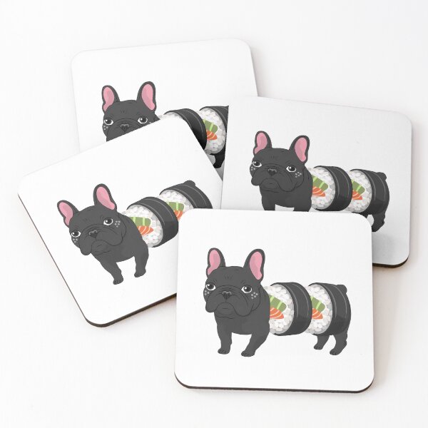 Artikelvorschau, Sushi Französische Bulldogge Lustiges Essen entworfen und verkauft von KD Merch.