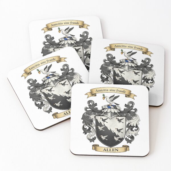 Item preview, The Allen Family Coat of Arms designed and sold by BagTown Clans.