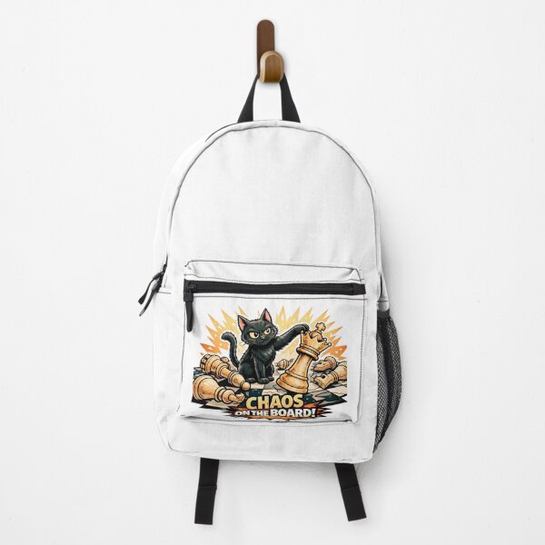 Item preview, Chaos on the Chessboard – Funny Cat Chess Lover Design designed and sold by TediThings.