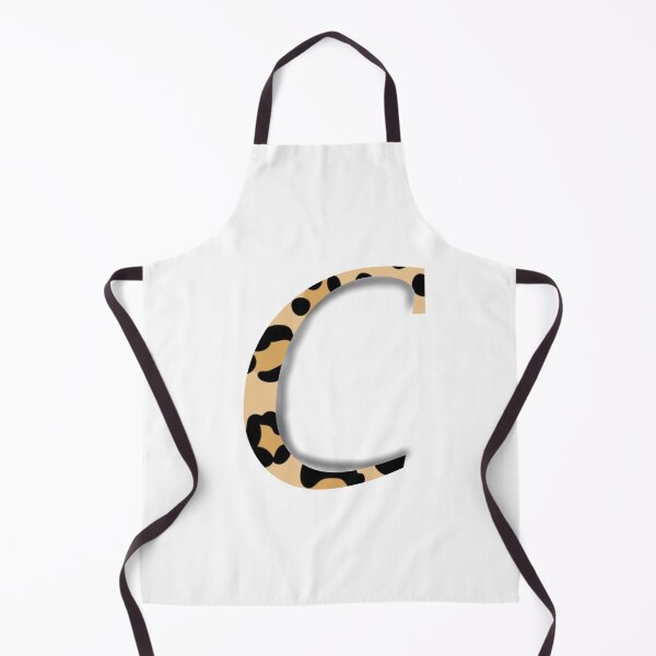 Item preview, C Letter with Leopard pattern designed and sold by LilasStyle.